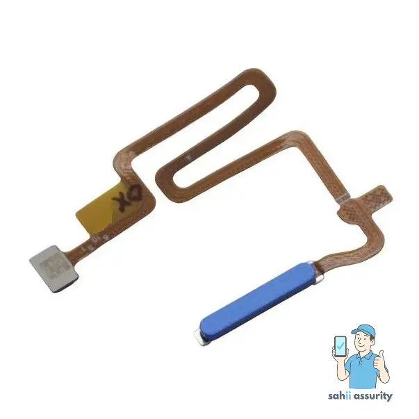 Fingerprint Sensor with Flex Cable for Realme Narzo 30 Blue
